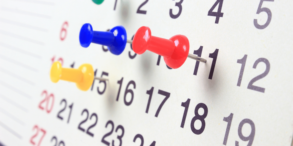 A habit tracker showing broken streaks and empty checkboxes