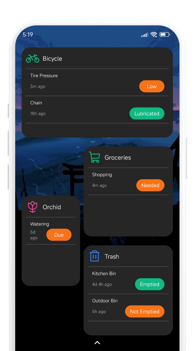 Home Screen Widgets screenshot